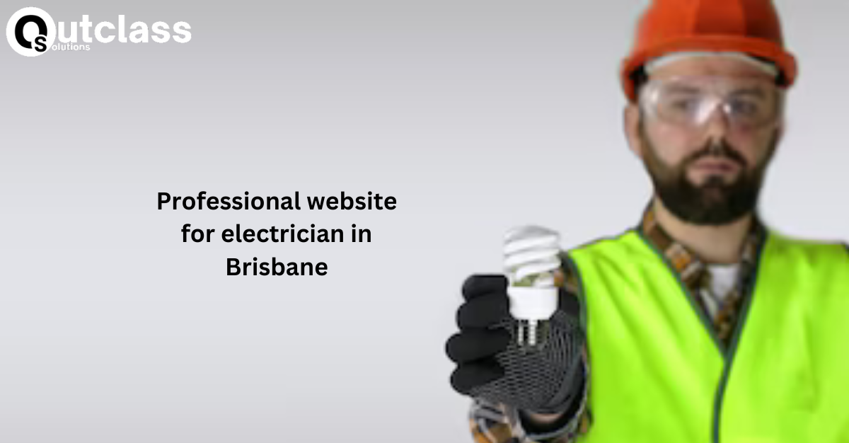 Professional website for electrician in Brisbane